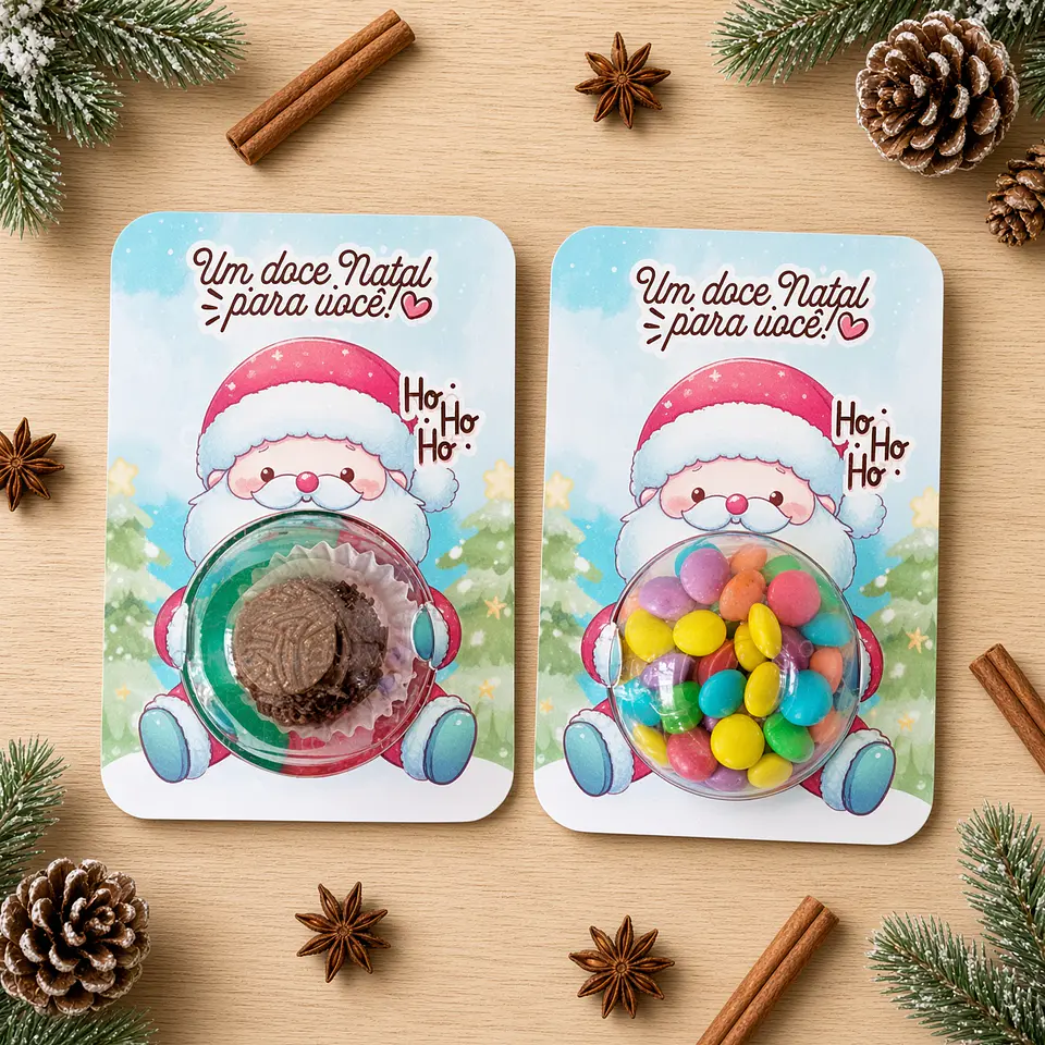 Arquivo de Corte Cartão Blister Noel Natal 2 1