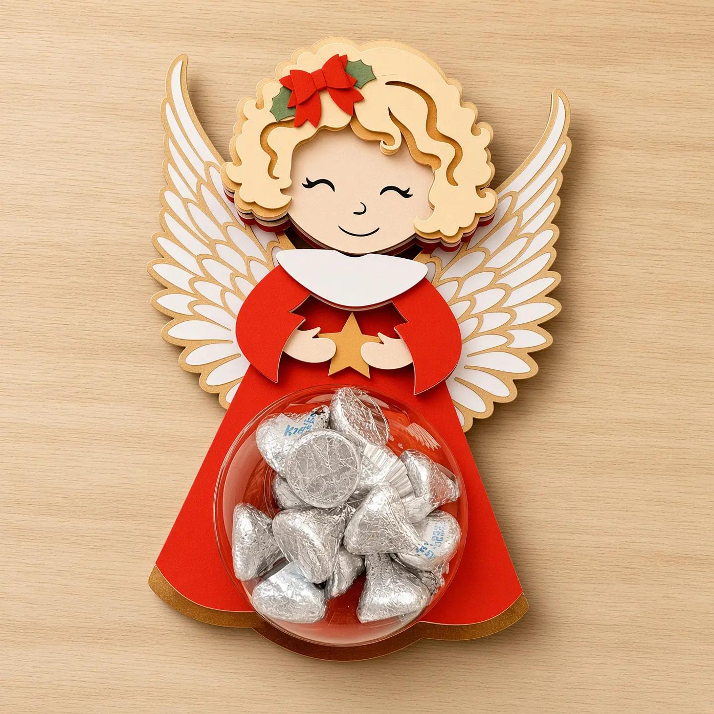 Arquivo de Corte Blister Anjo Natal 1 1