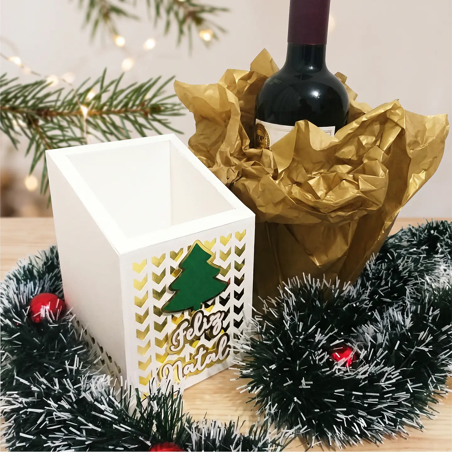 Arquivo de Corte Cx Bebida Vinho Especial Natal 4 1