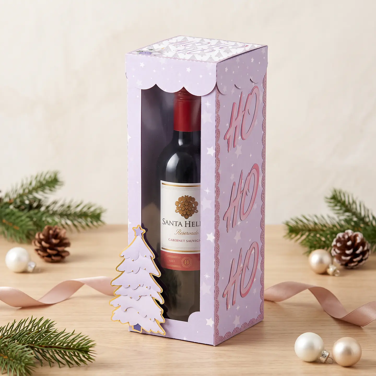Arquivo de Corte Cx Bebida Mini Vinho Natal 1 1