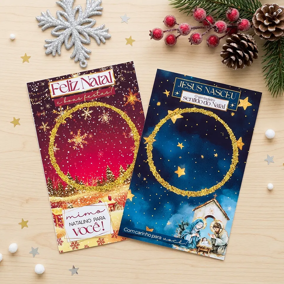 Arquivo de Corte Blister Card Meia Esfera Natal 3 1