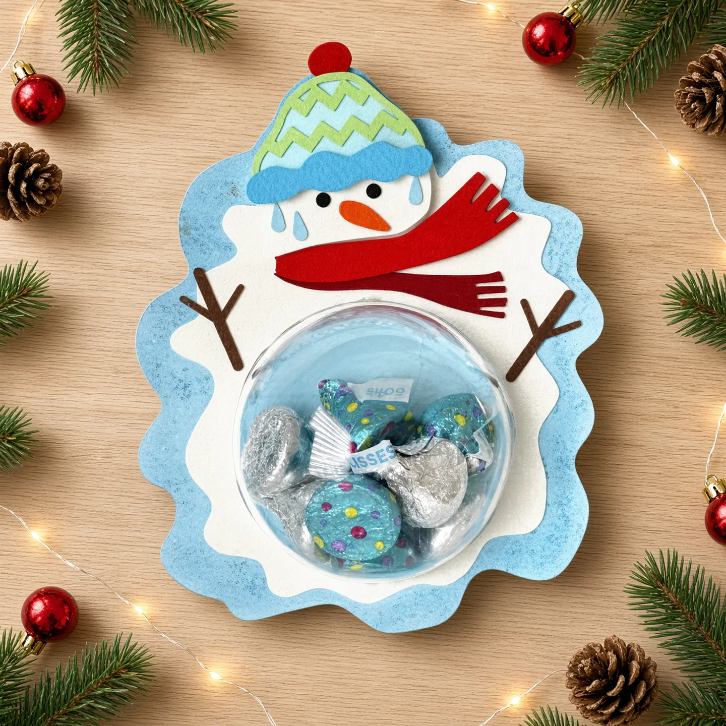 Arquivo de Corte Blister Boneco de Neve Esferado Natal 3 1