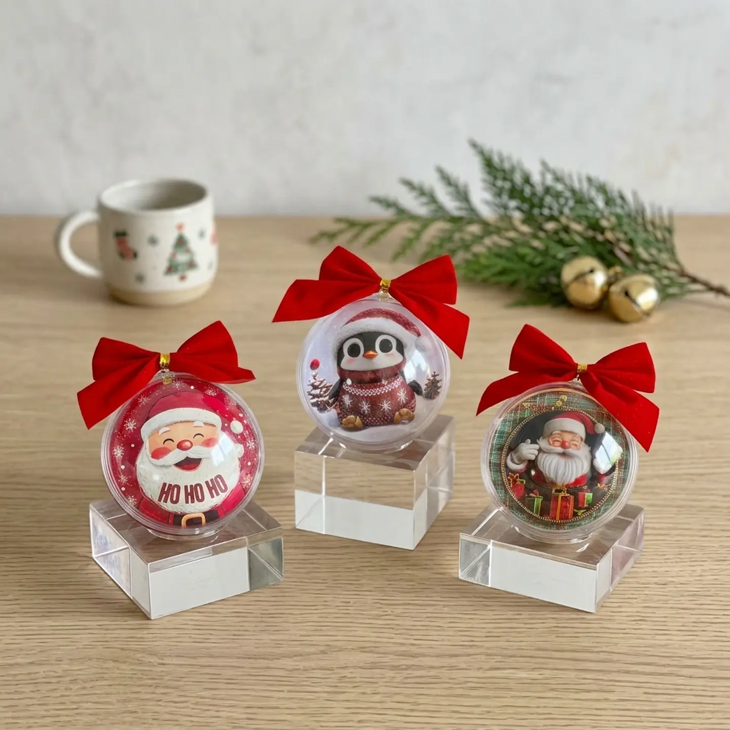 Arquivo de Corte Esferas ,5CM Natal 8 1