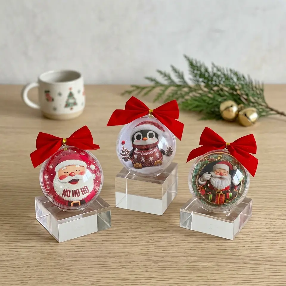 Arquivo de Corte Esferas ,5CM Natal 8 1