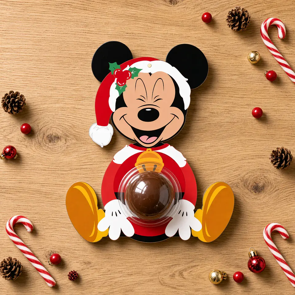 Arquivo de Corte Blister Mickey Natal 12 1