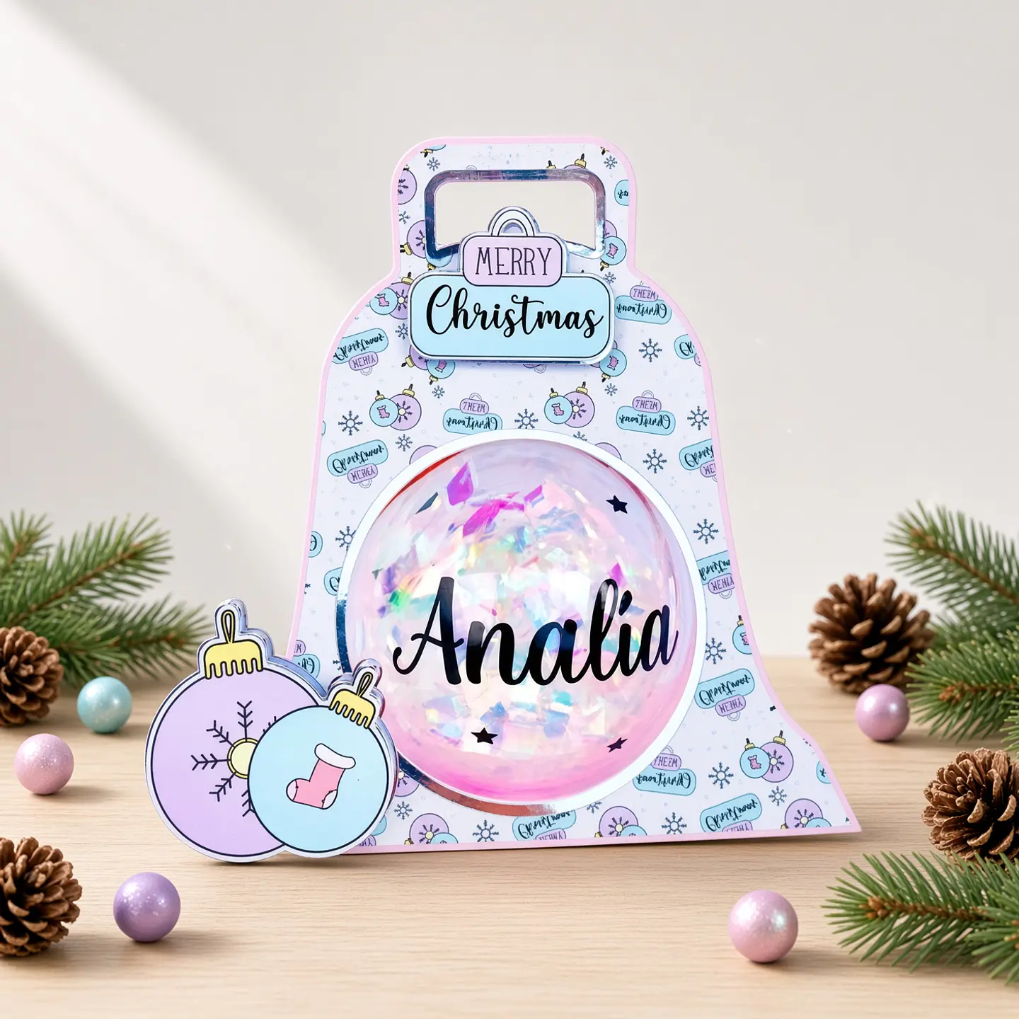 Arquivo de Corte Porta Esferas 8cm Natal 1 1
