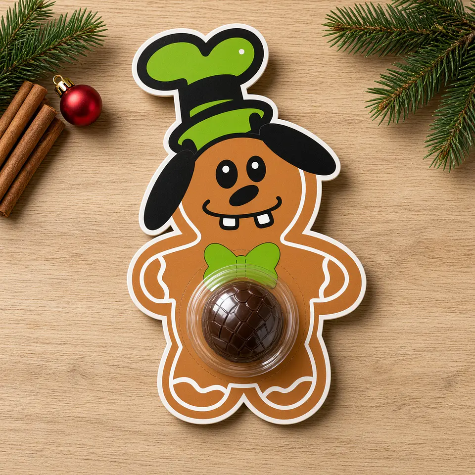 Arquivo de Corte Blister Boneco de Gengibre Natal 8 1