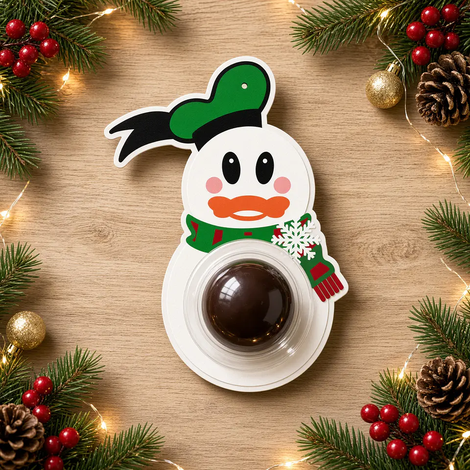 Arquivo de Corte Blister Pato Donald Neve Natal 4 1