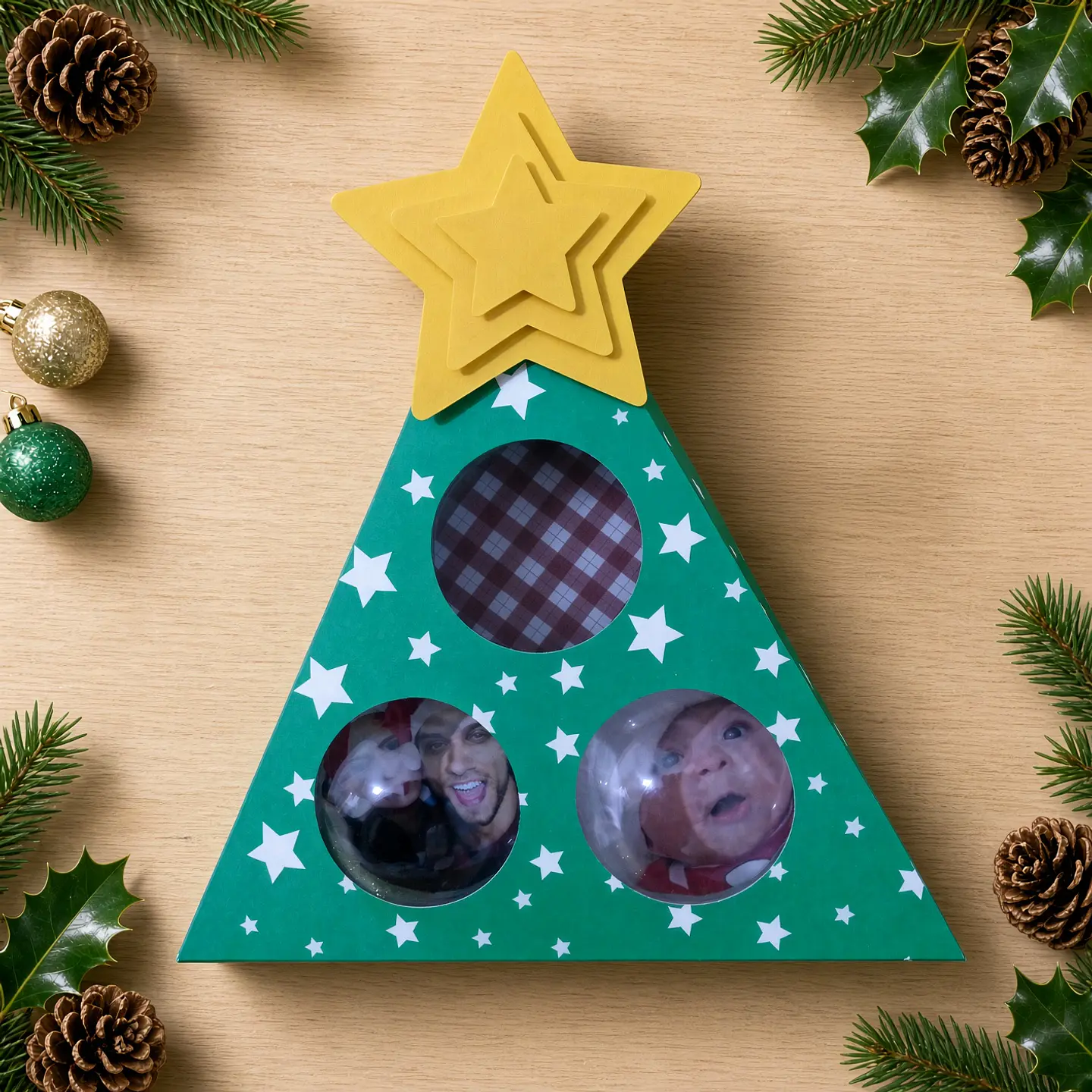Arquivo de Corte Esfera Bolinha Caixa Bolas Acrílicas Árvore Natal 1 1