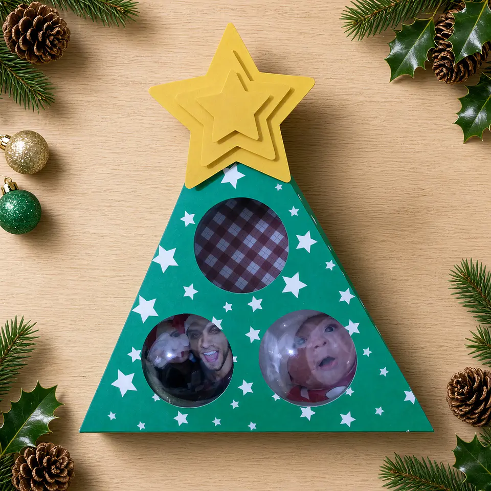 Arquivo de Corte Esfera Bolinha Caixa Bolas Acrílicas Árvore Natal 1 1