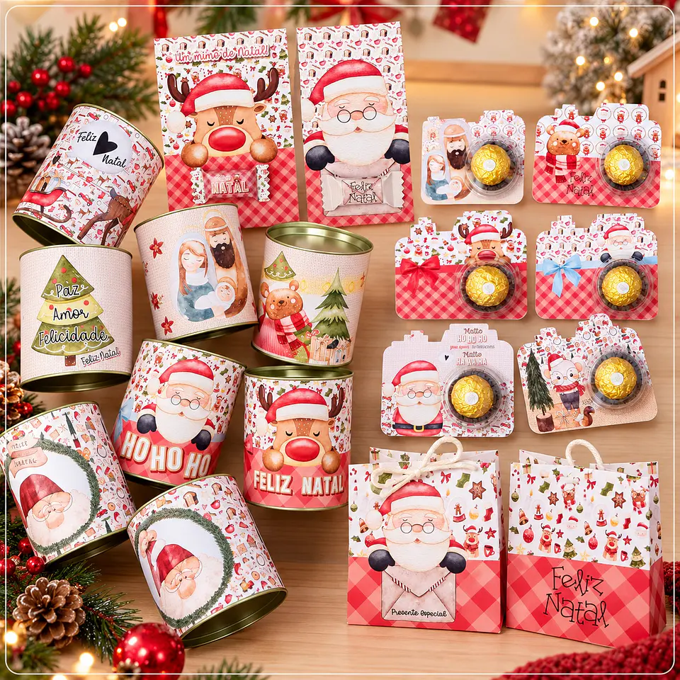 Arquivo de Corte Kit Feliz Natal 4 1