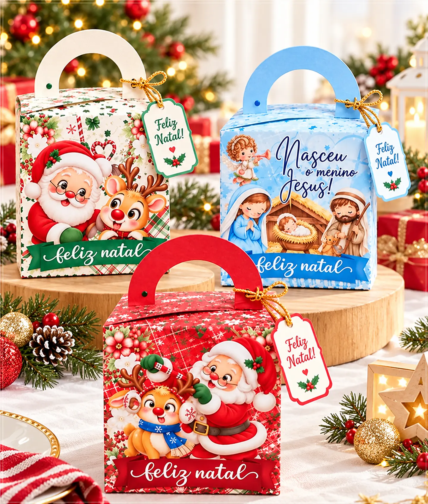 Arquivo de Corte Mini Panetone 80G Natal 3 1
