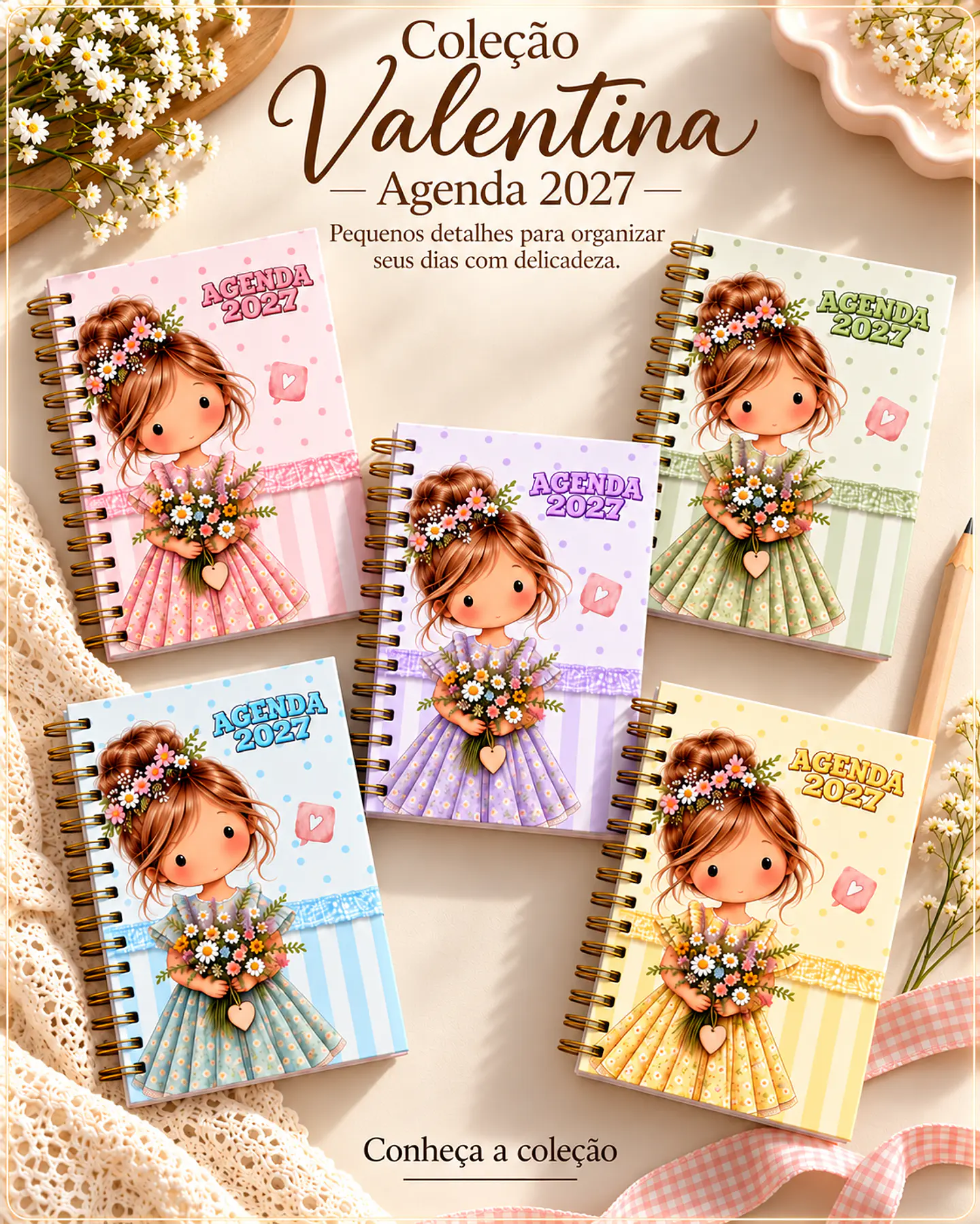 Encadernação - Agenda Valentina 27 1