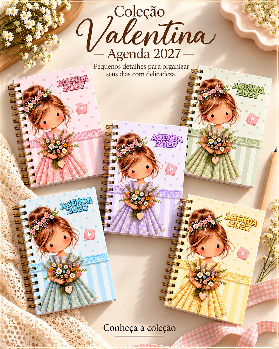 Encadernação - Agenda Valentina 27 1