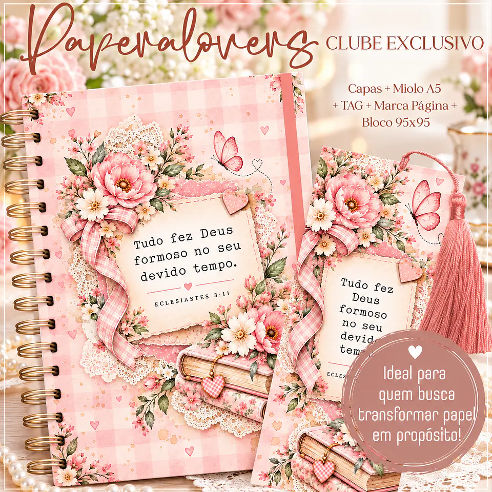 Encadernação - Coleção Floral de Deus 01 1