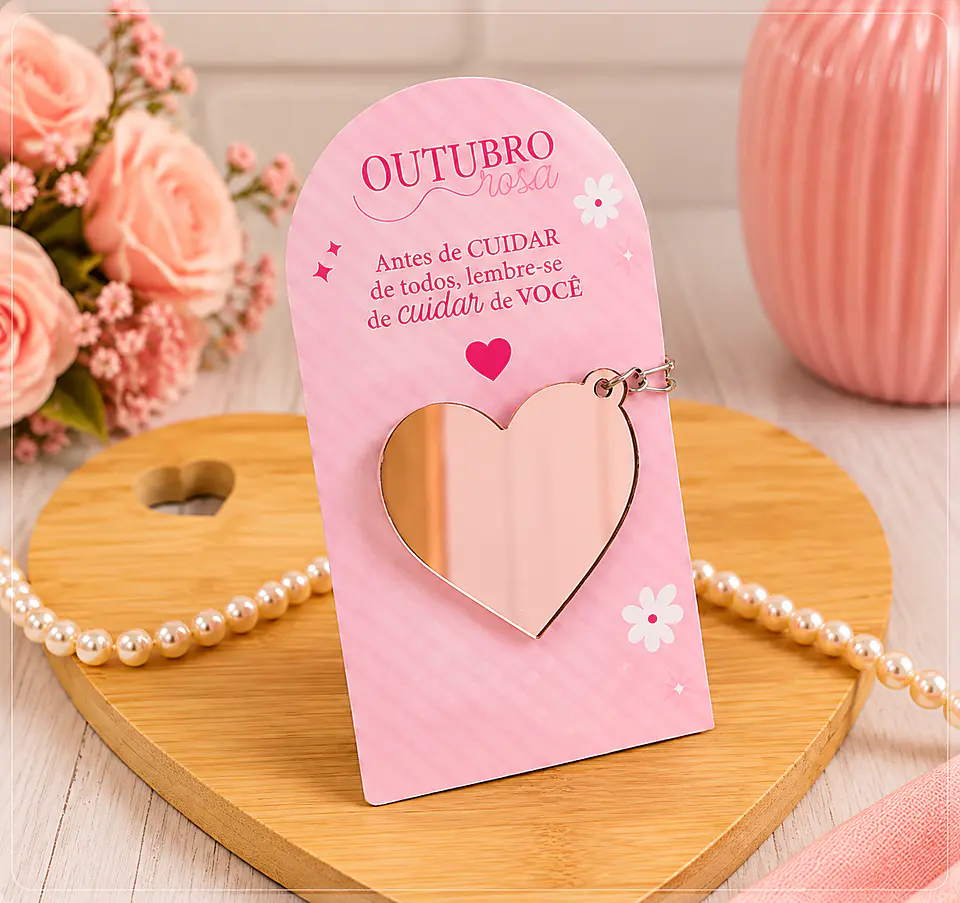 Arquivo de Corte Cartão Espelho Outubro Rosa 3 1