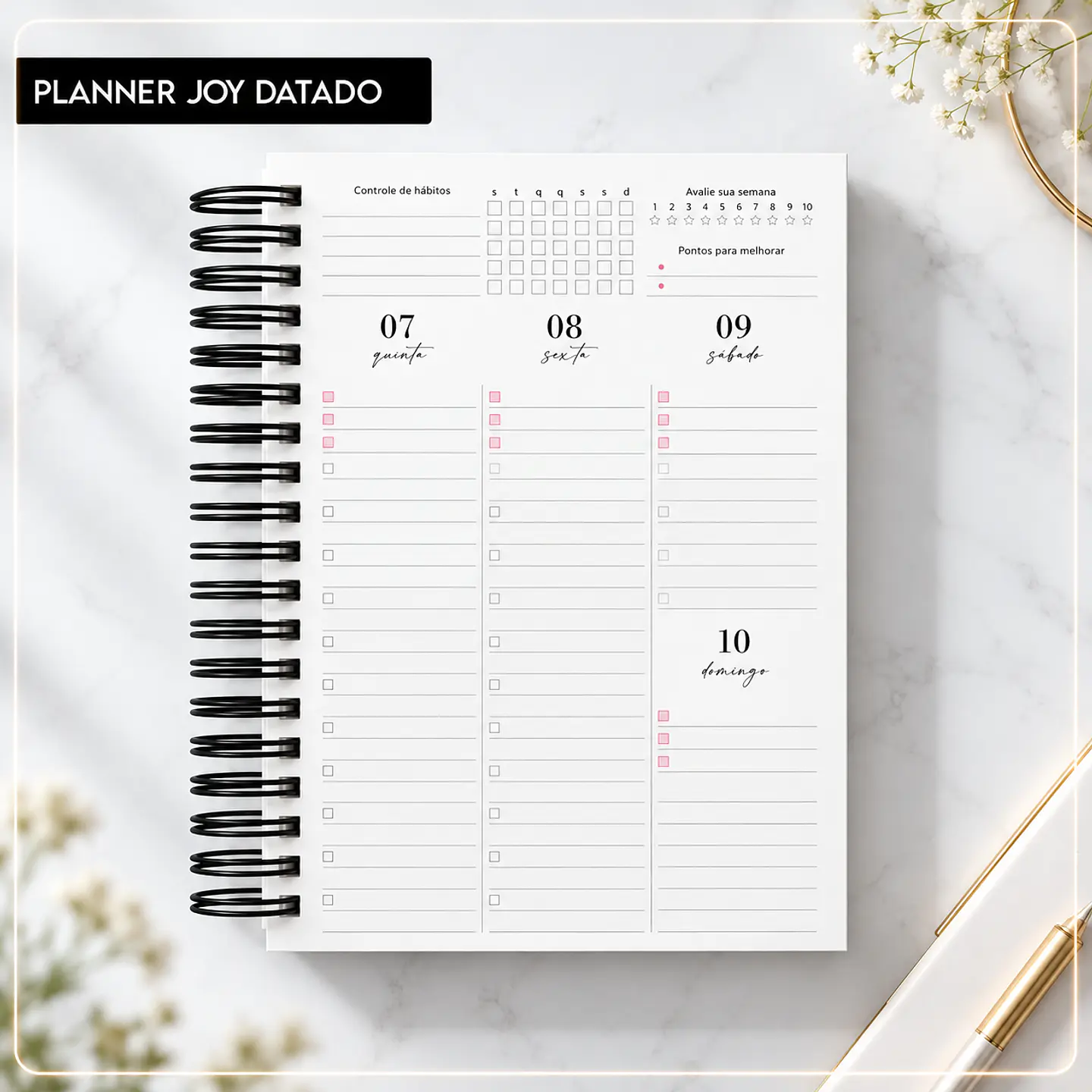 Encadernação - Planner Joy A5 2027 1