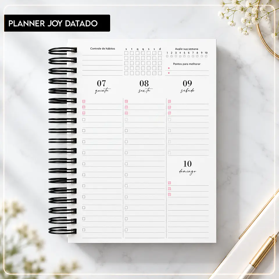 Encadernação - Planner Joy A5 2027 1