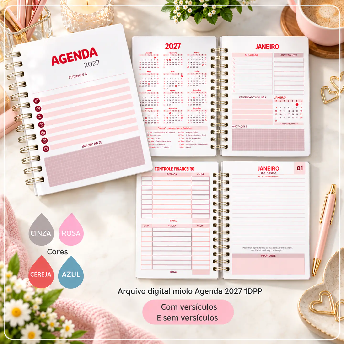 Encadernação - Agenda 1Dpp 27 1