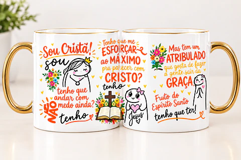 Sublimação - Caneca Sou Cristã