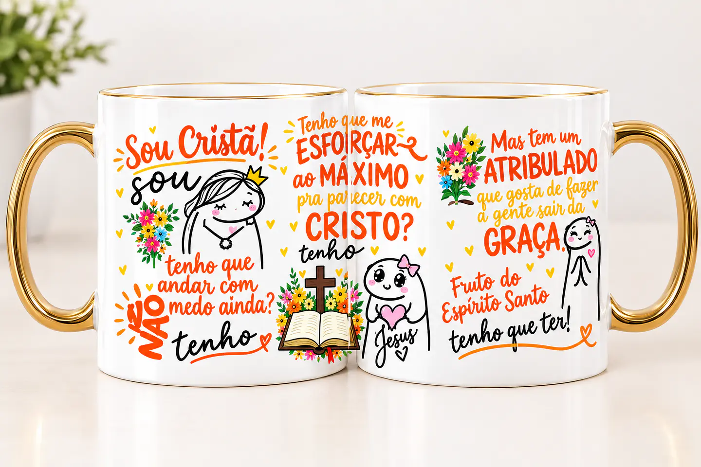 Sublimação - Caneca Sou Cristã 1
