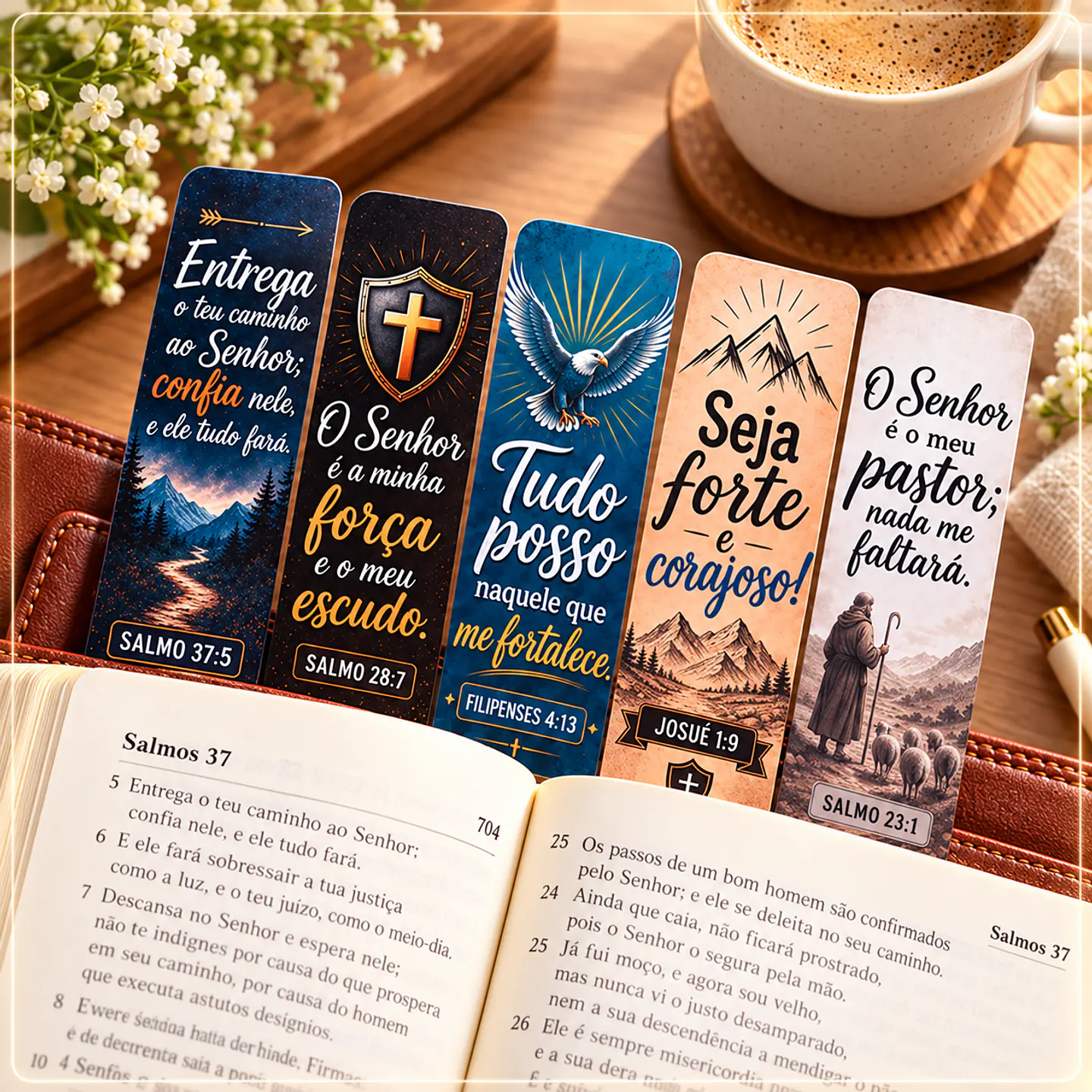 Arquivo de Corte Kit Marcadores de Paginas Versículos Masculinos 10 1