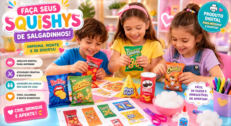 Arquivo de Corte Salgadinhos Squishys 2 1