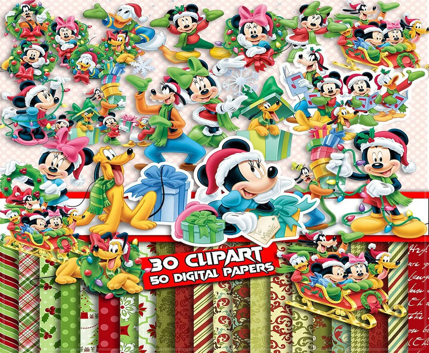 Kit Digital Mickey Natal 3 1