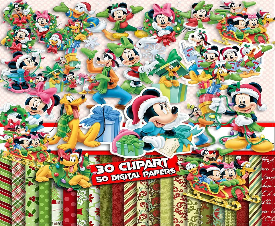 Kit Digital Mickey Natal 3 1