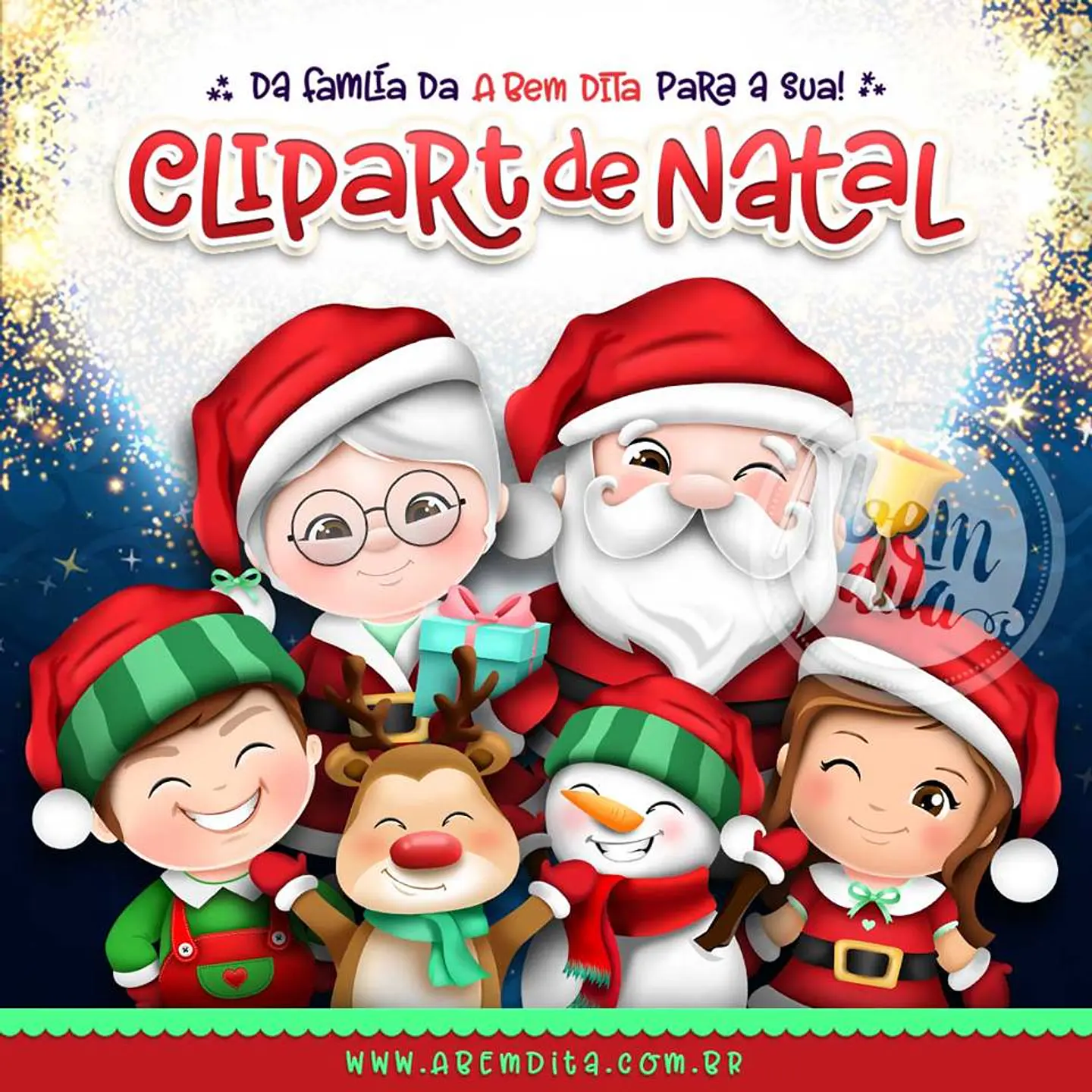 Kit Digital Clipart Natal 1 1