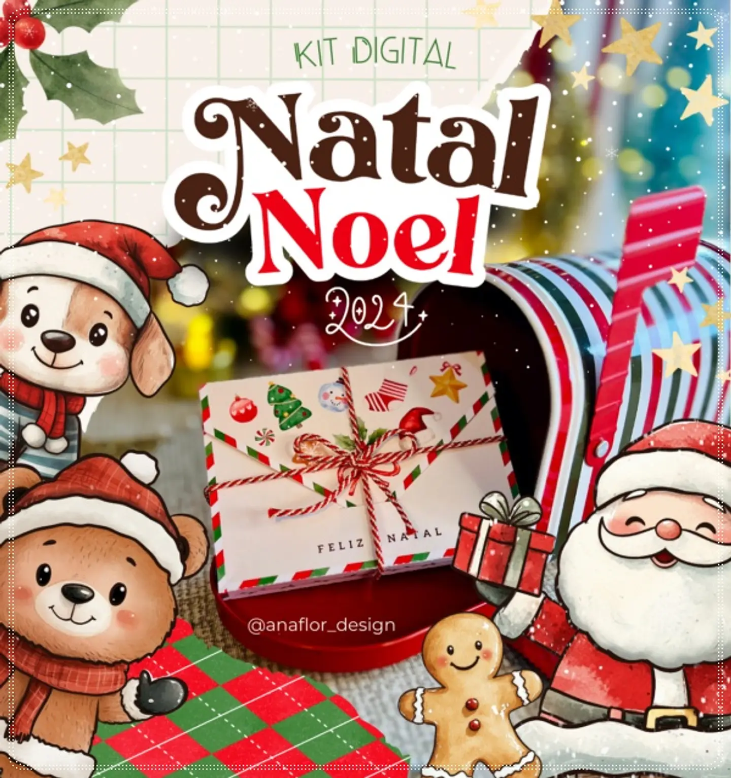 Kit Digital Noel 24 Natal 7 1