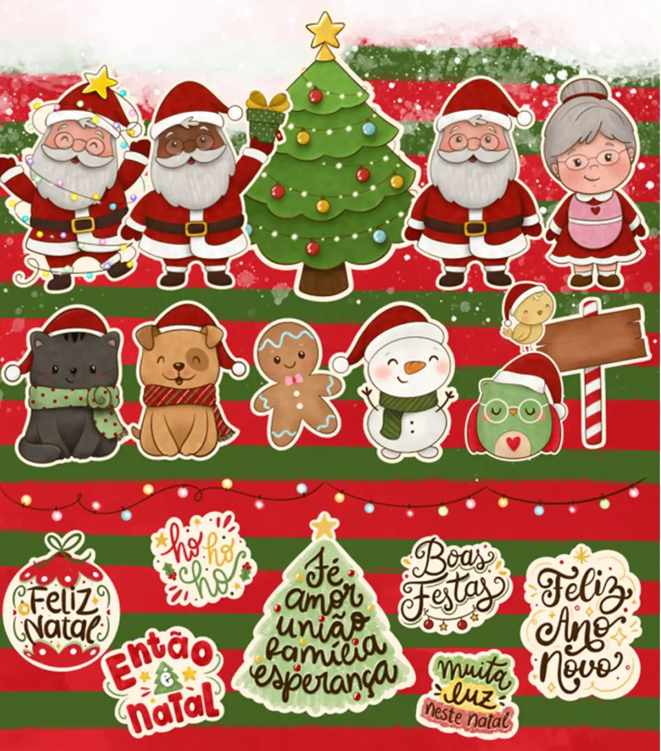 Kit Digital Coleção Natal 5 1