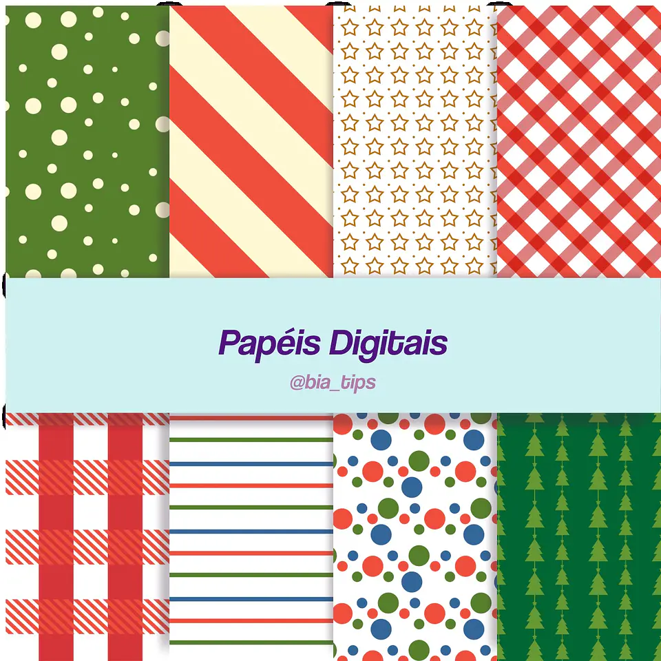 Kit Digital Dg Papeis Natalinos Natal 1 1