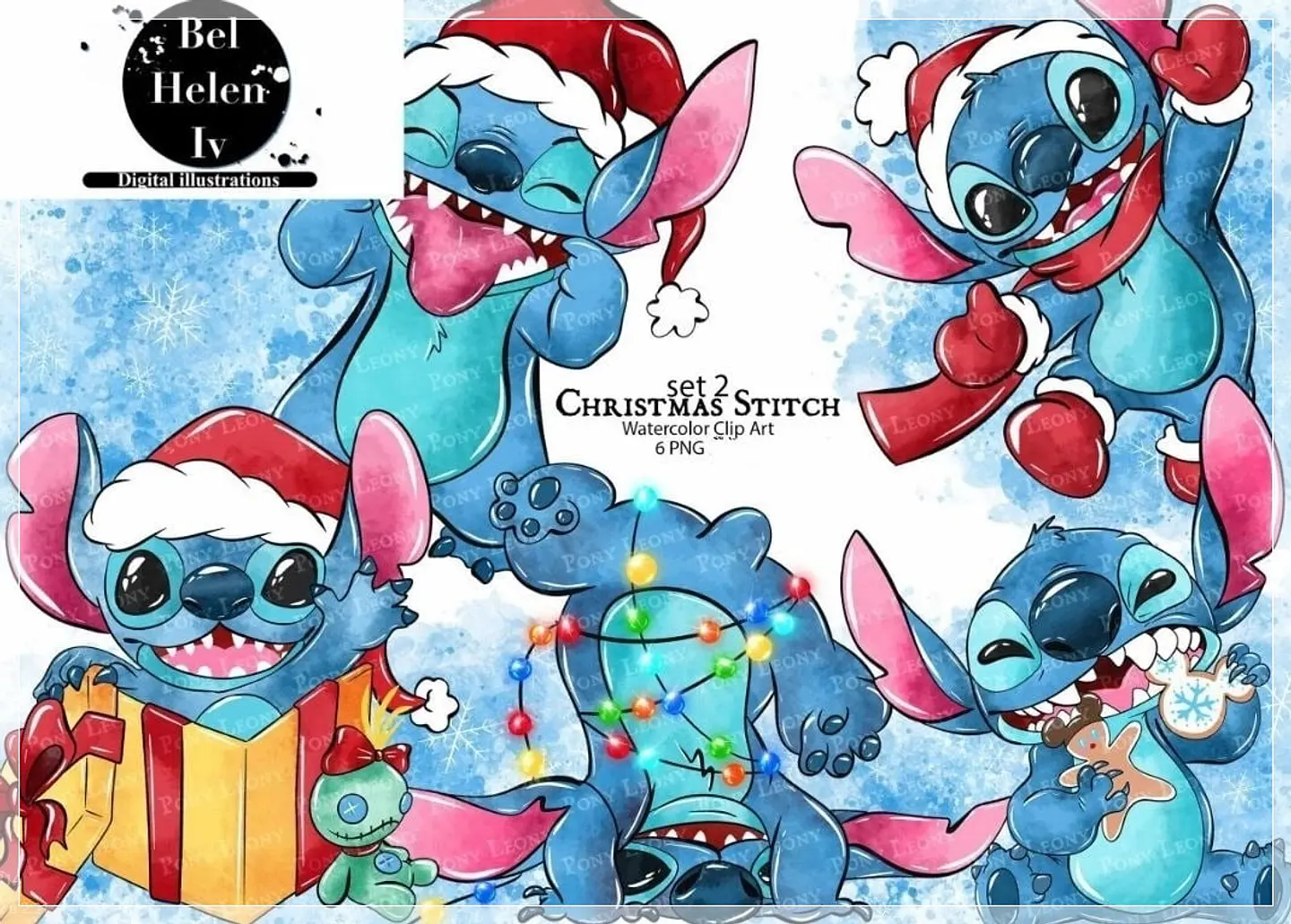 Kit Digital Christmas Stitch Natal 6 1