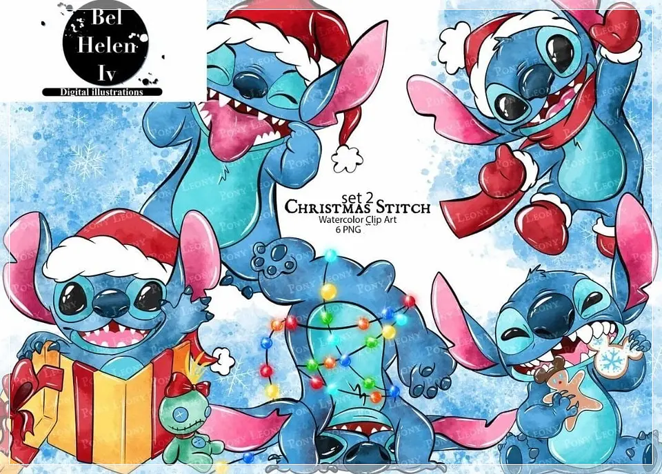 Kit Digital Christmas Stitch Natal 6 1