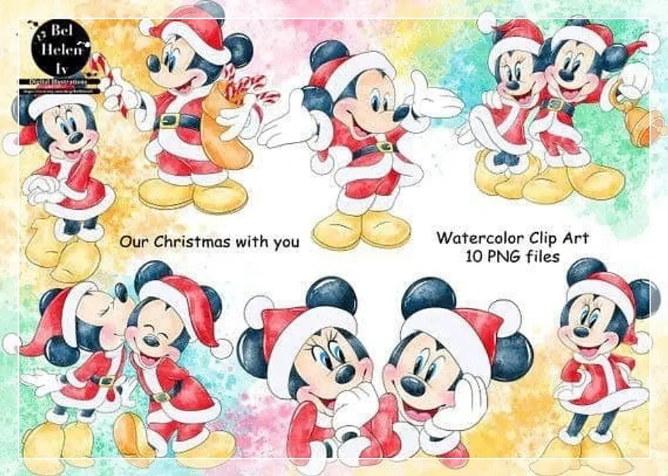 Kit Digital Mickey Natal 11 1