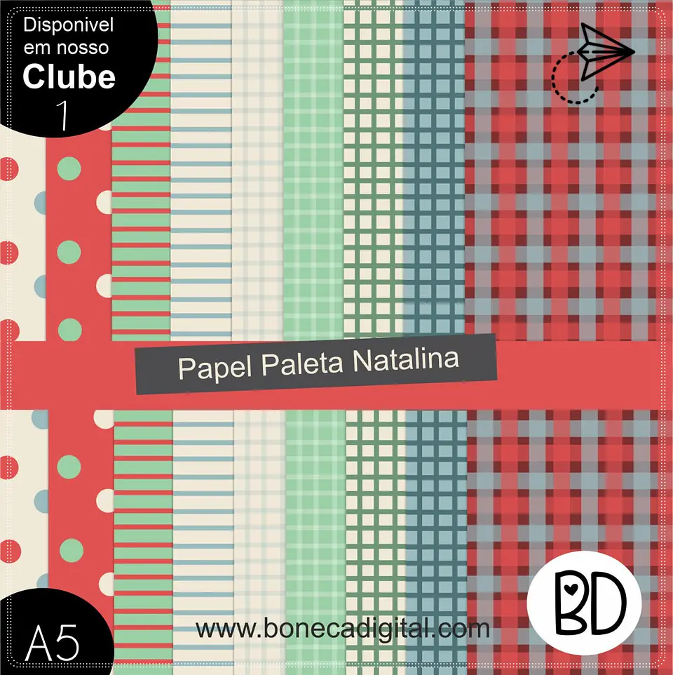 Kit Digital Papéis Natal 34 1