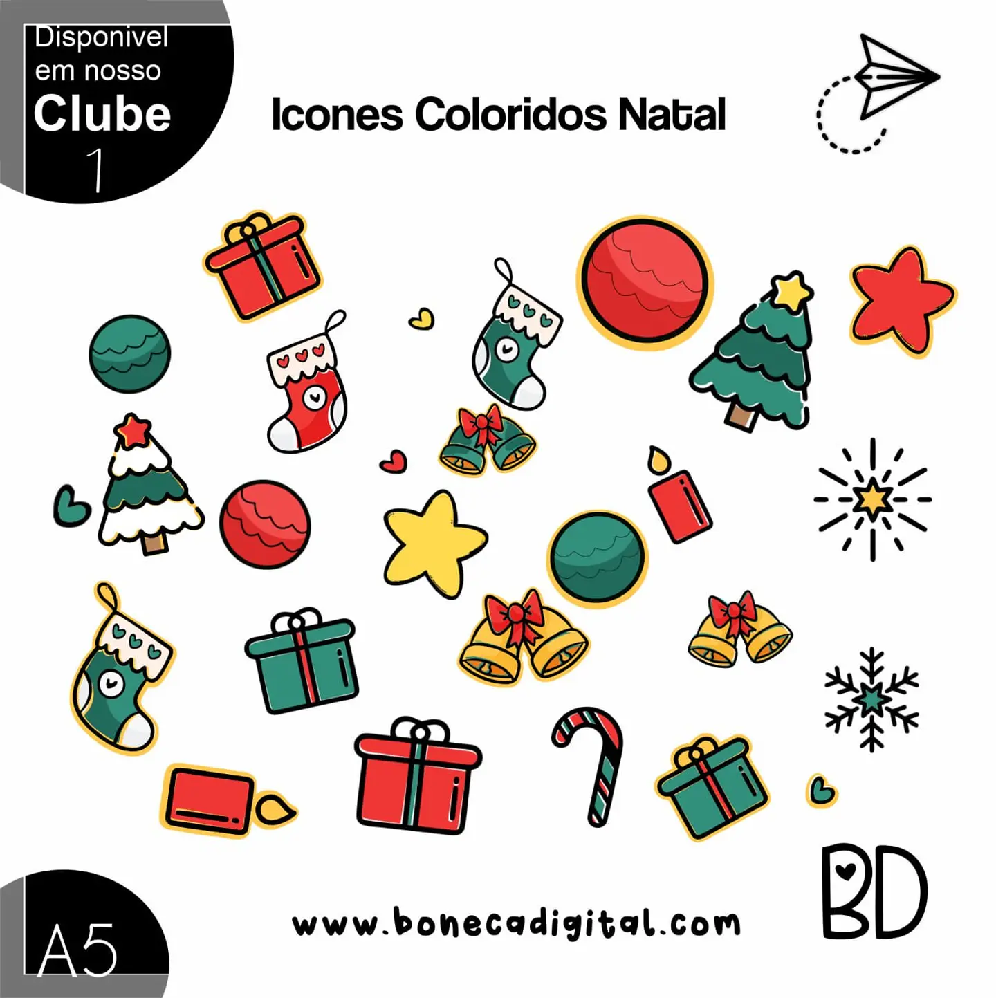 Kit Digital Objetos icones Natal 32 1