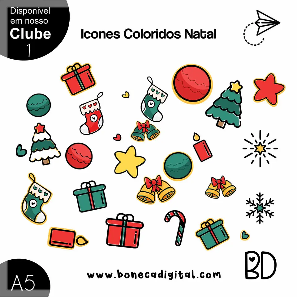 Kit Digital Objetos icones Natal 32 1