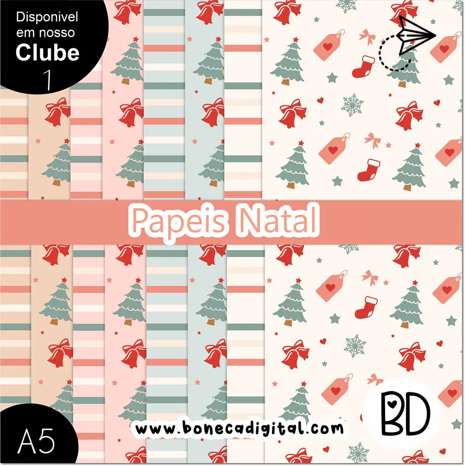 Kit Digital Papeis Natal 30 1