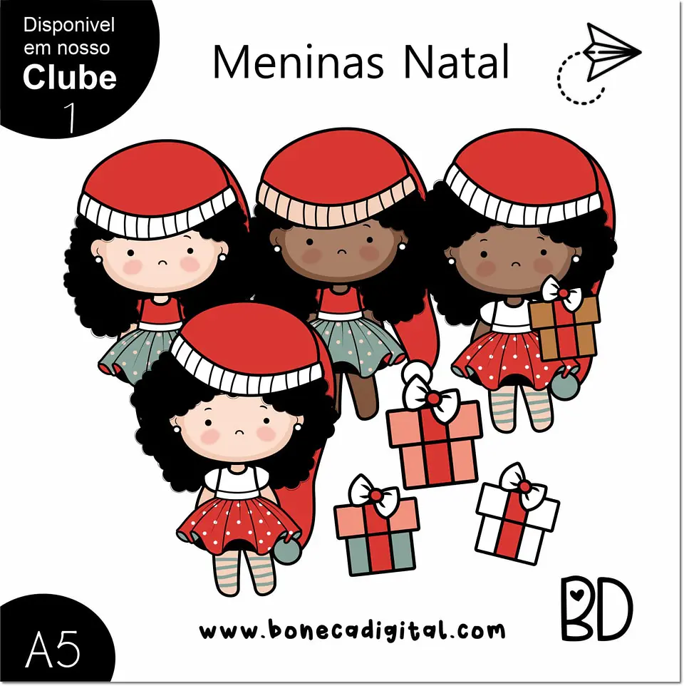 Kit Digital Meninas Natal 27 1