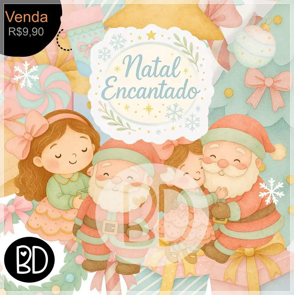 Kit Digital Encantado Natal 25 1