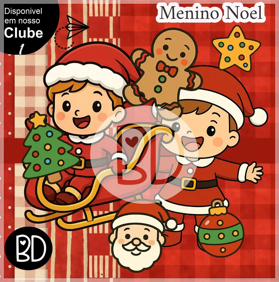 Kit Digital Menino Noel Natal 20 1