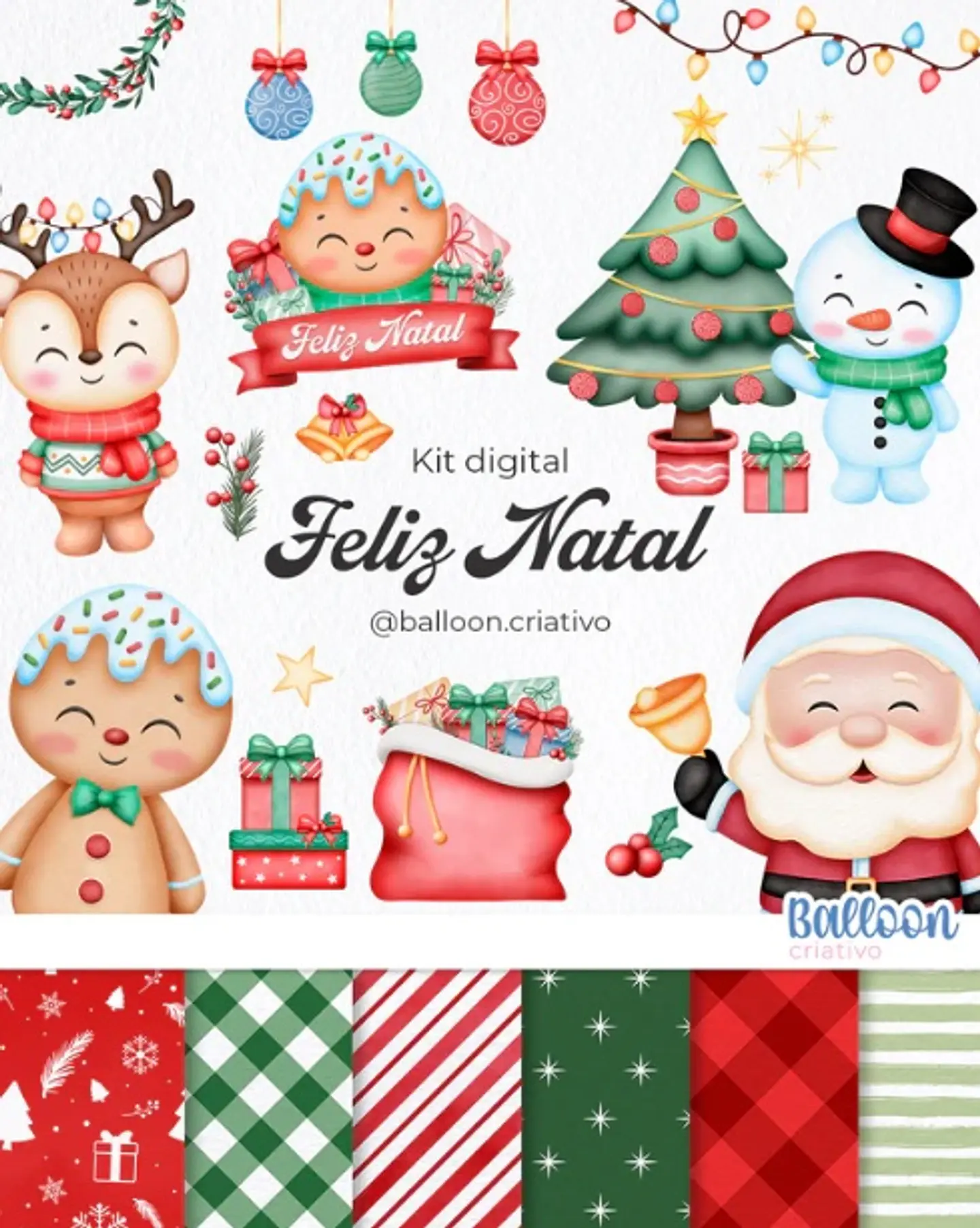 Kit Digital Feliz Natal 2 1