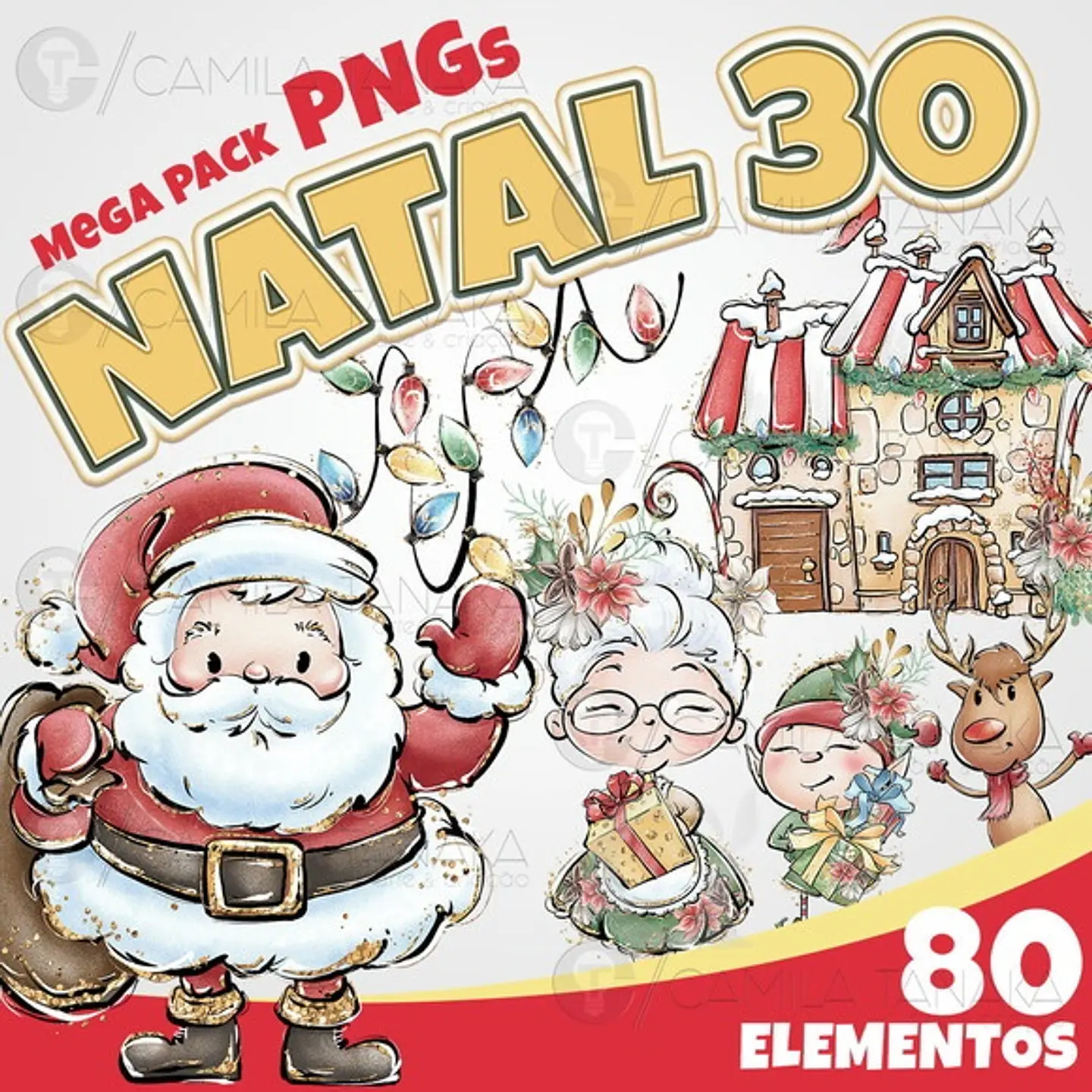 Kit Digital Dg Mega Pack 30 Natal 2 1