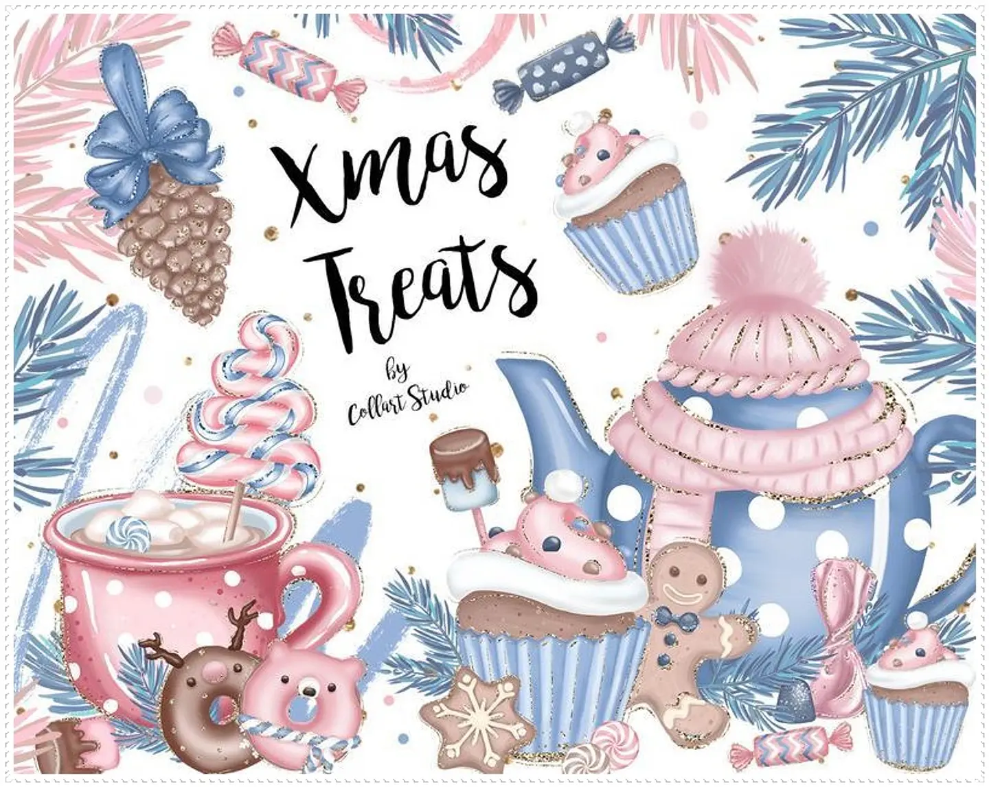 Kit Digital Xmas Treats Natal 4 1