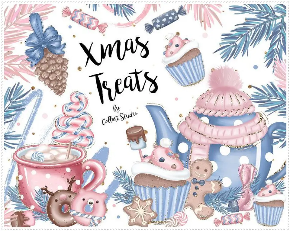 Kit Digital Xmas Treats Natal 4 1