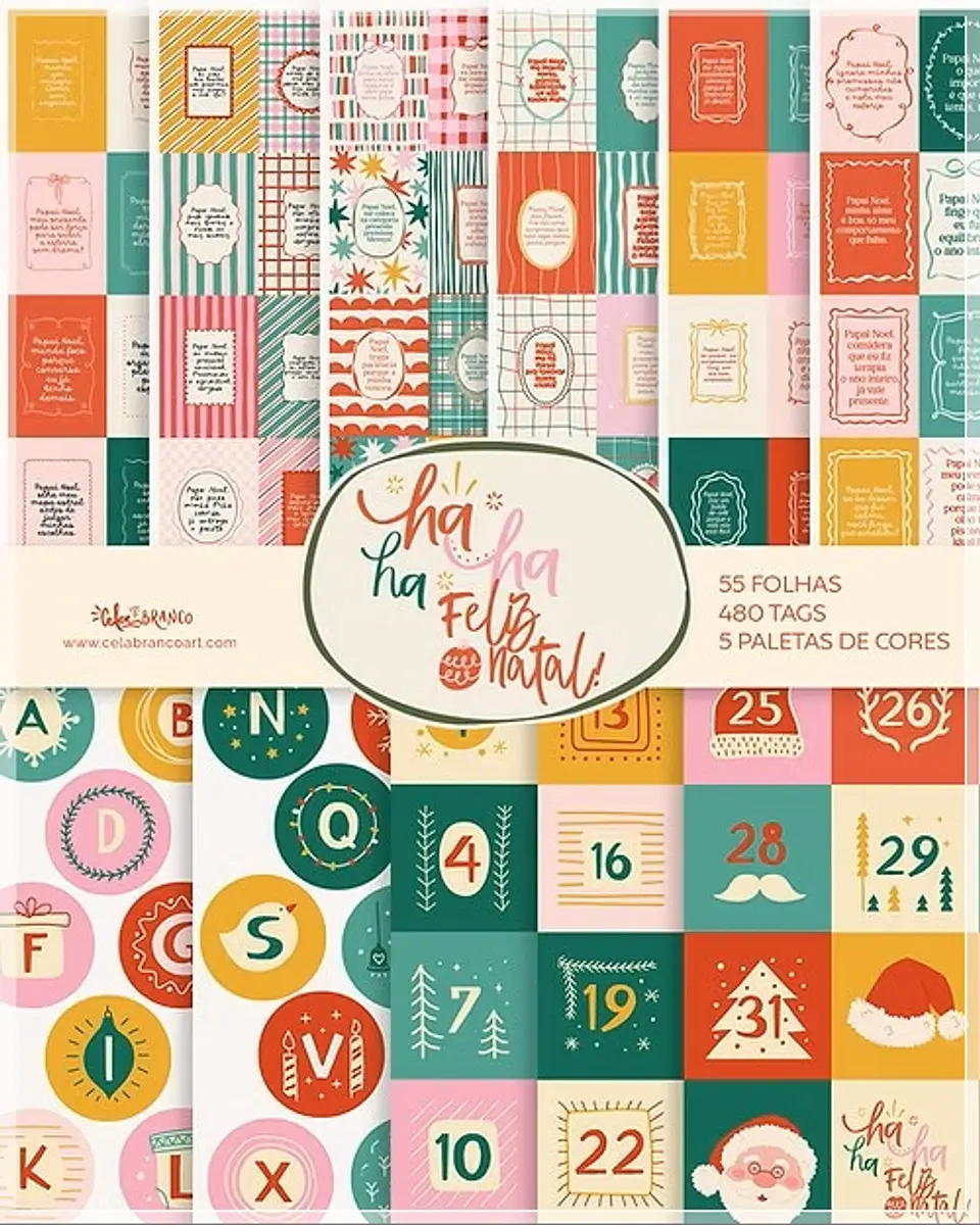 Kit Digital Coleção Ha Ha Ha Feliz Tags Divertidas Natal 3 1