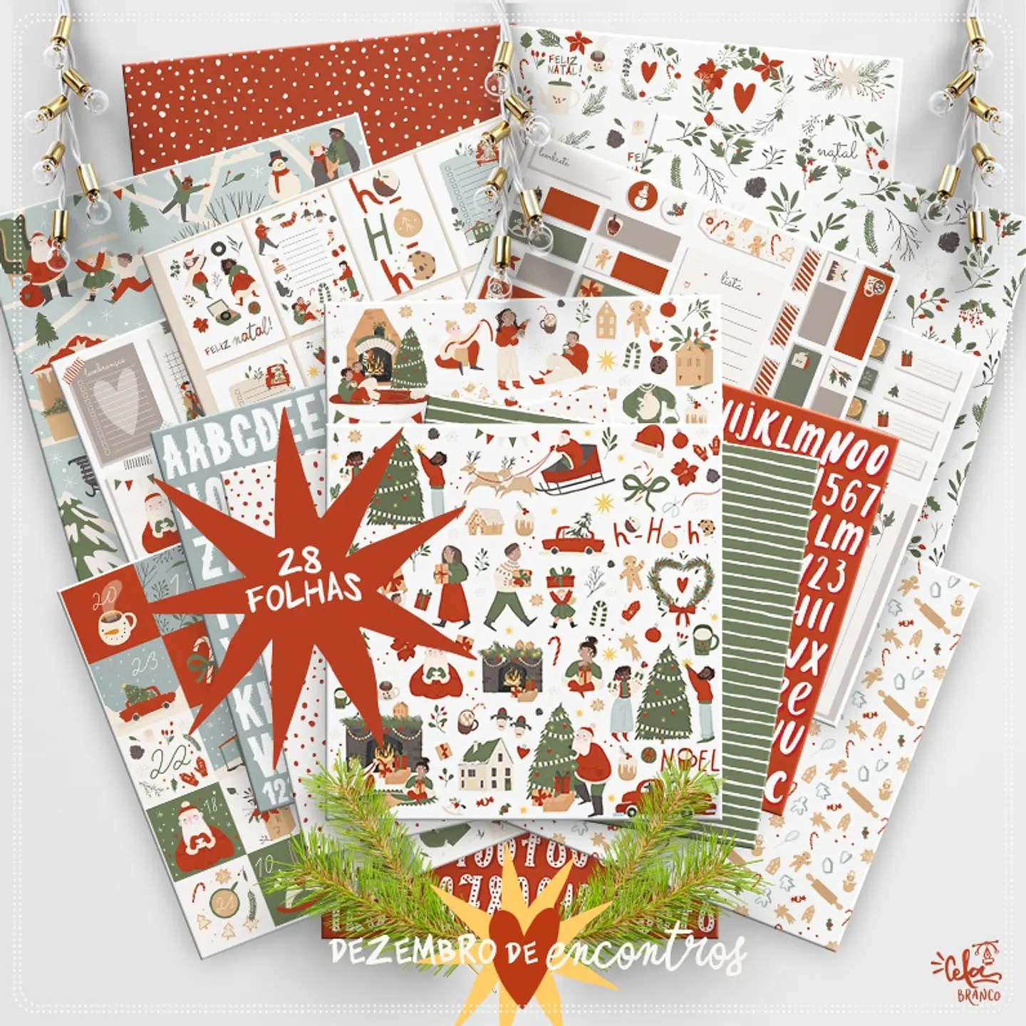 Kit Digital Coleção Dezembro de Encontros Natal 2 1