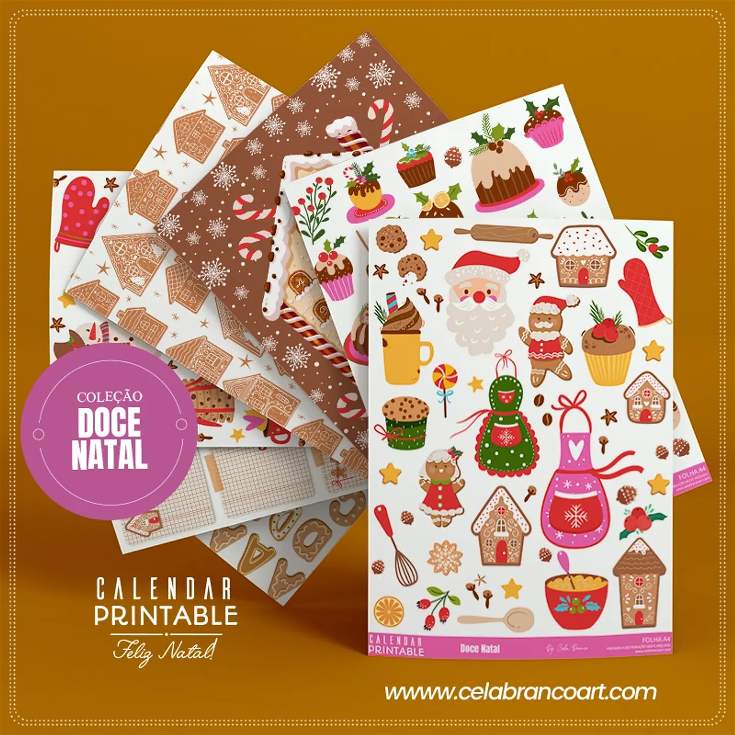 Kit Digital Coleção Doce Natal 1 1